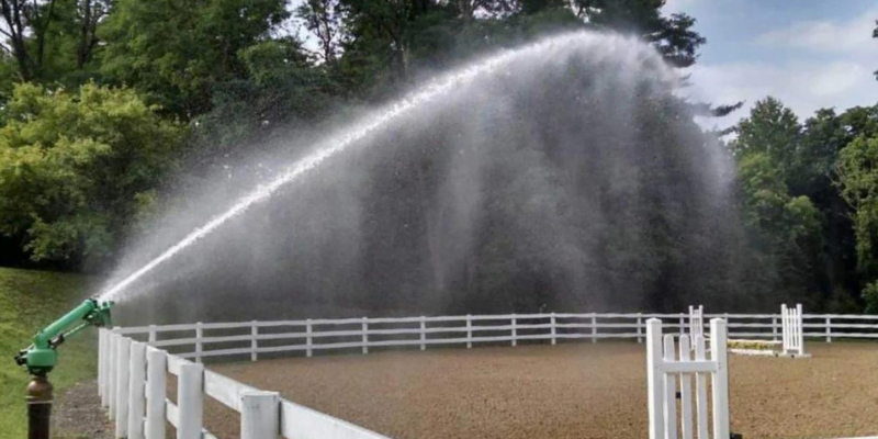 Water sprinkler for dust suppression