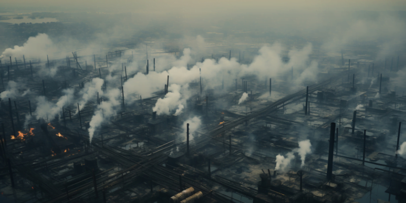 Air pollution in the steel industry