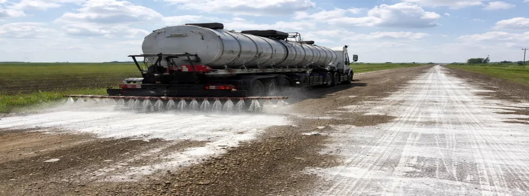 Dust suppression on roads