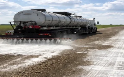 Dust suppression on roads