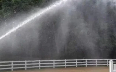 Water sprinkler for dust suppression
