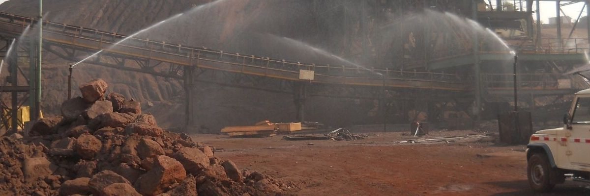 dust supression system for mining